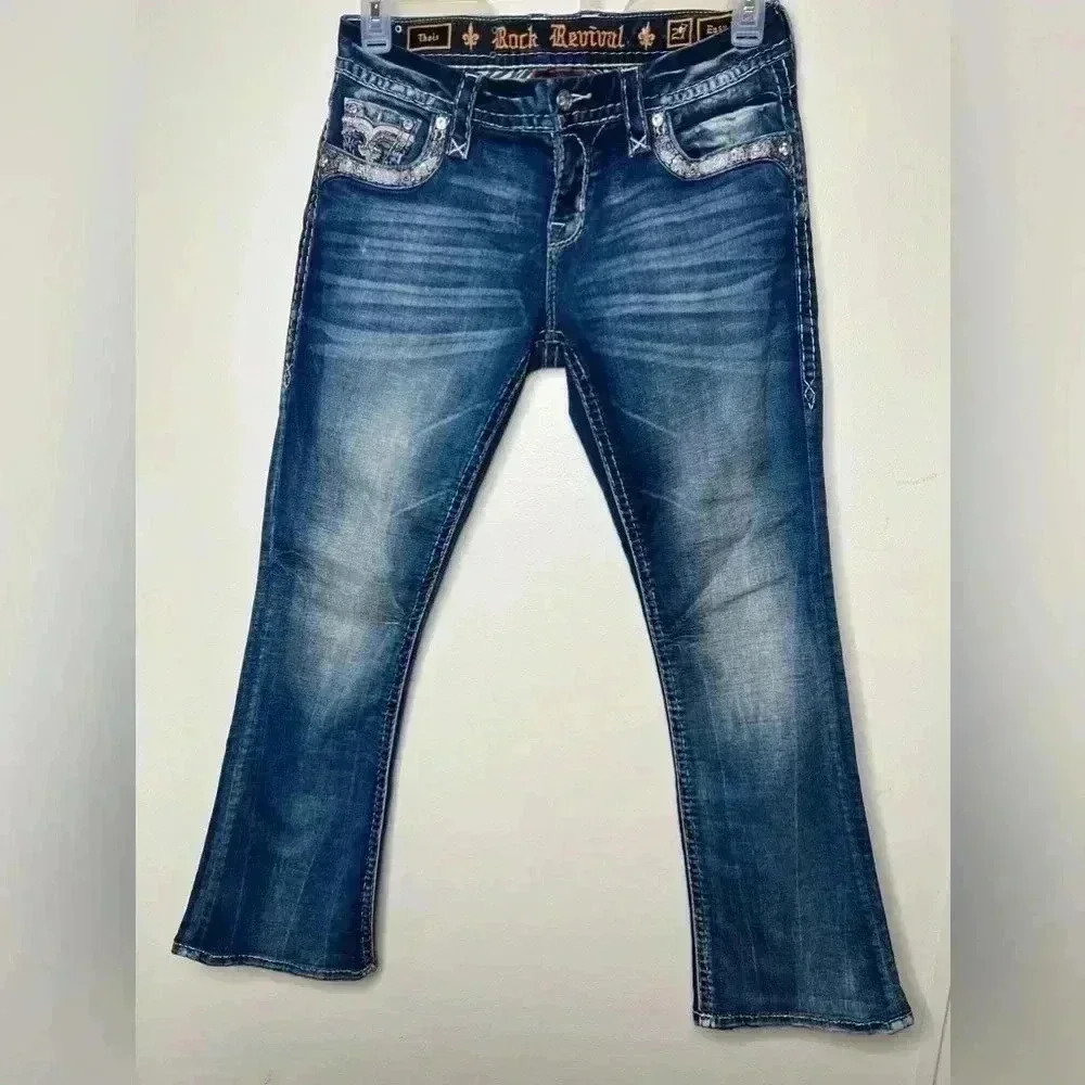 Rock Revival Thais Easy Boot Jeans Size 27
